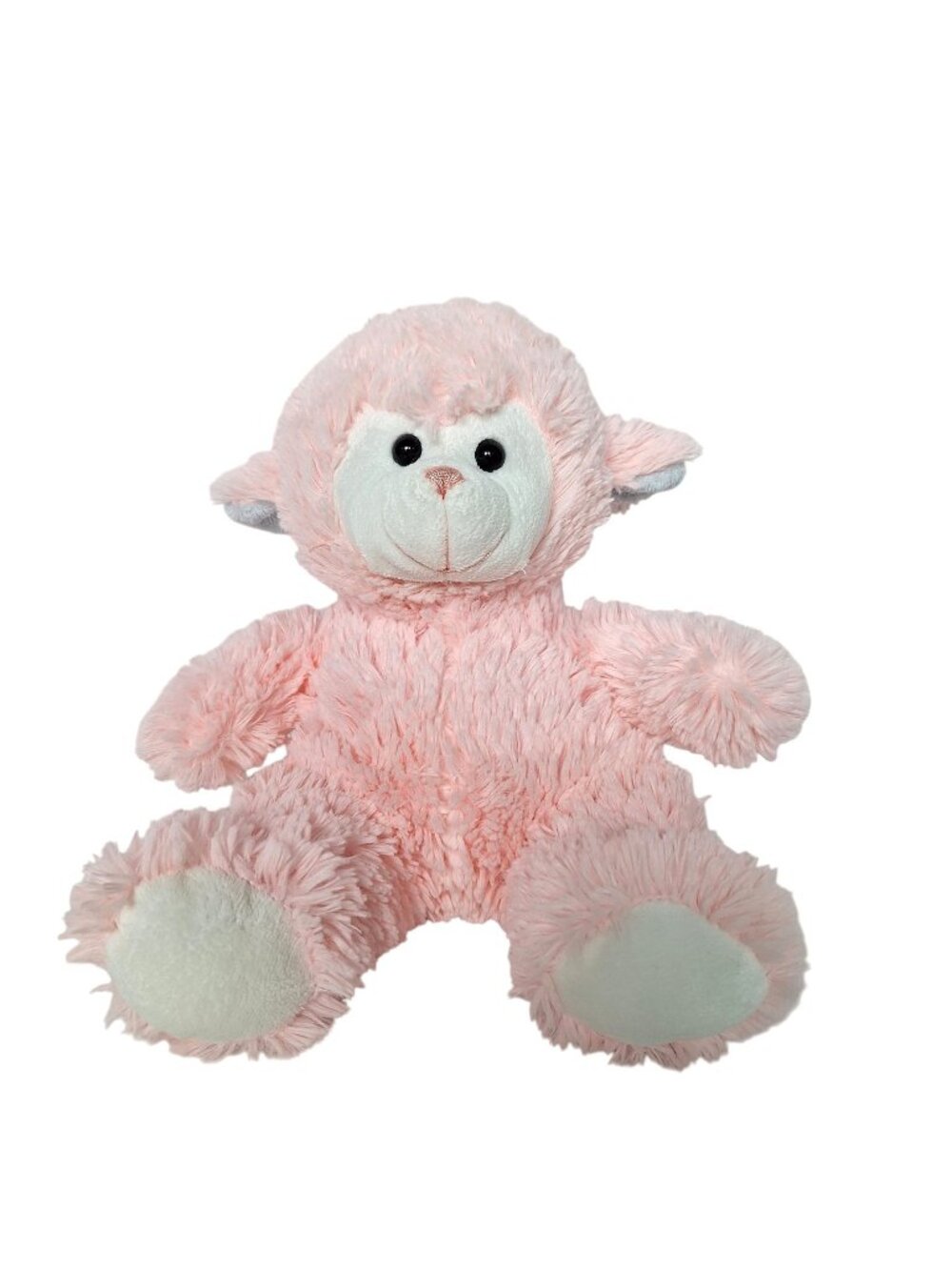 Pink Lamb Sheep Plush Stuffed Animal Soft Toy Easter Nursery 10"